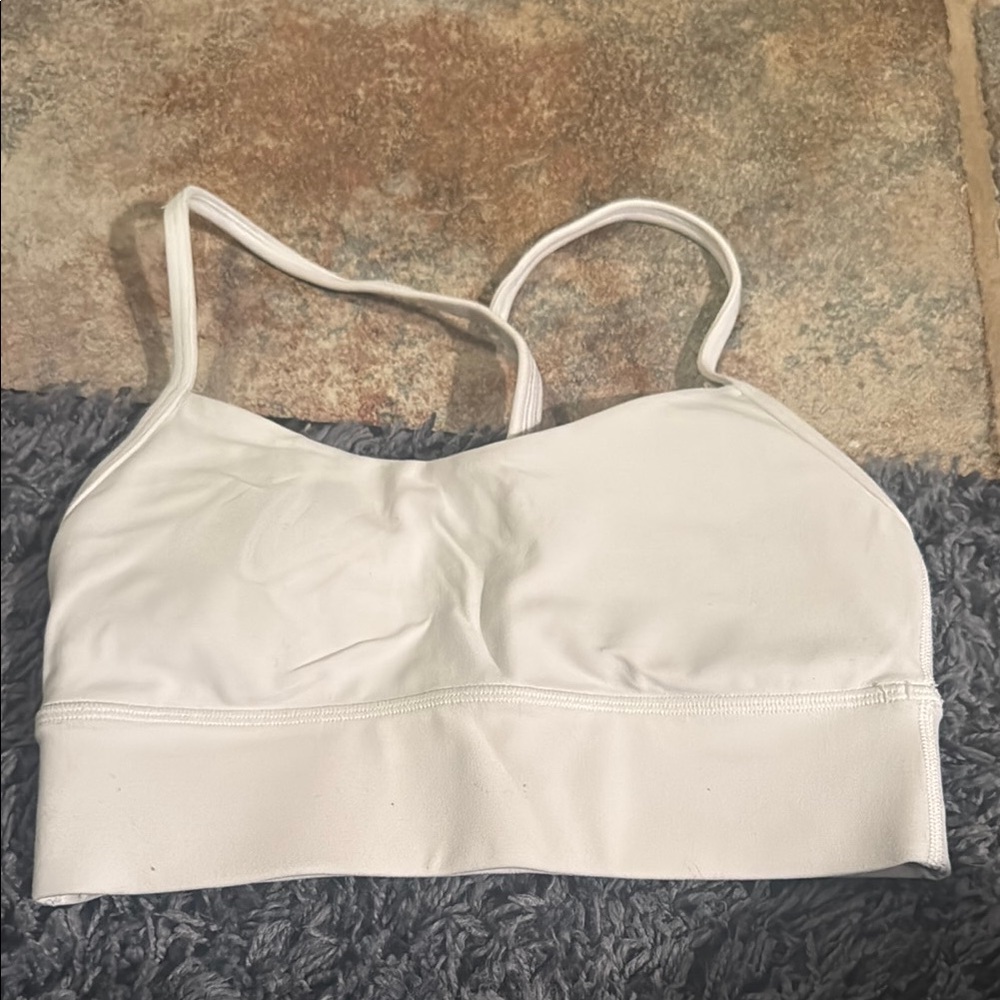 White flow y bra